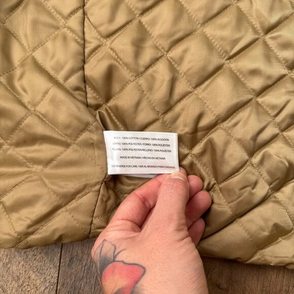 Vintage Orvis Chore Barn Coat Jacket Men's 2XL Brown Canvas Corduroy 6845 - Picture 6 of 11